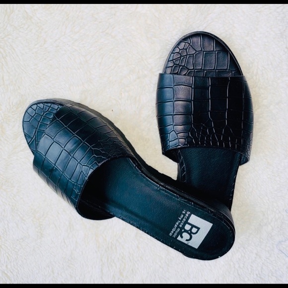 BC Footwear Shoes - BC because music is my heartbeat Slides